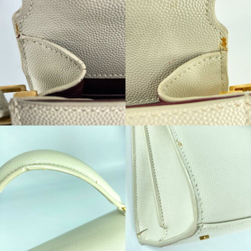 Saint Laurent White Bag leather Shoulder Ivory - Picture 8 of 10